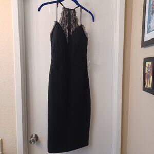 J For Justify Lacy Black cocktail dress (Medium)